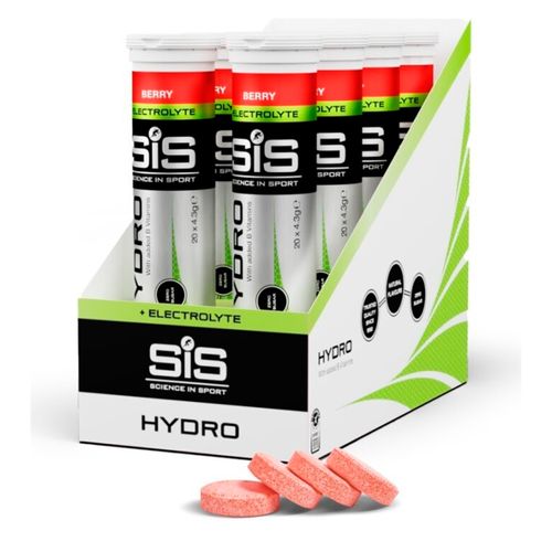 Caja SIS Tabletas Electrolitos Hydro Berry 20T 8U