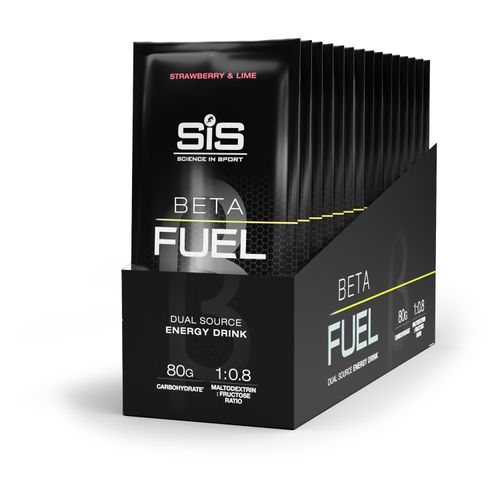 Caja SIS Polvo Beta Fuel 80 Frutilla Lima 82g 15U